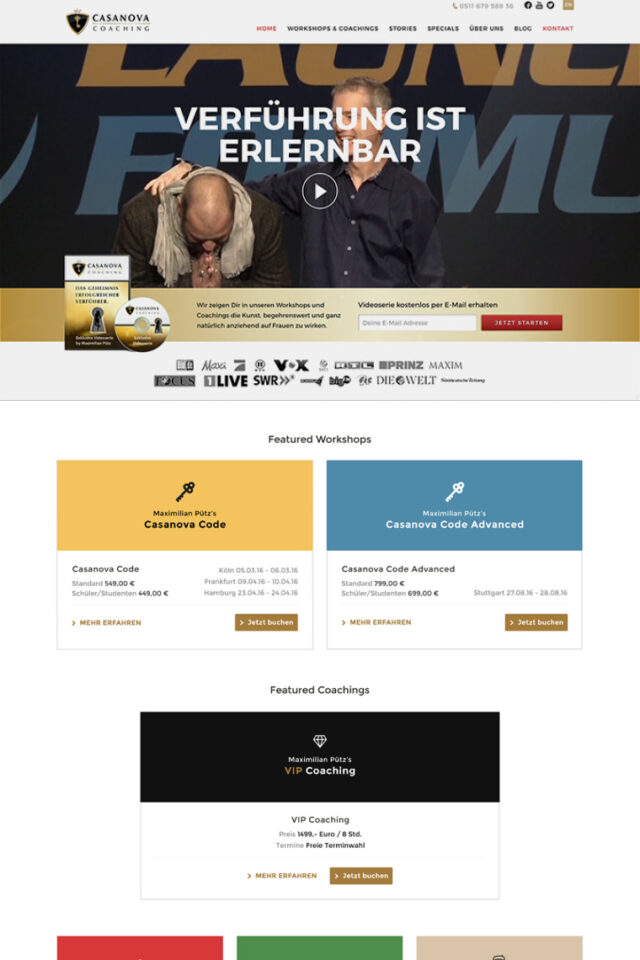 -Casanova Coaching-Website-Erstellen-Lassen-Webdesign-Agentur-SEO-Suchmachinenpotimierung-Homepage--erstellen-Webdesigner-Freelancer